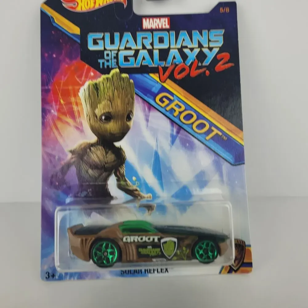 2017 Hot Wheels Marvel Guardians Of The Galaxy Vol. 2 Solar Reflex Groot 5/8